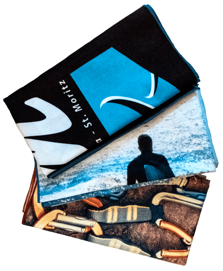 Personalize your travel towel with your photo or image