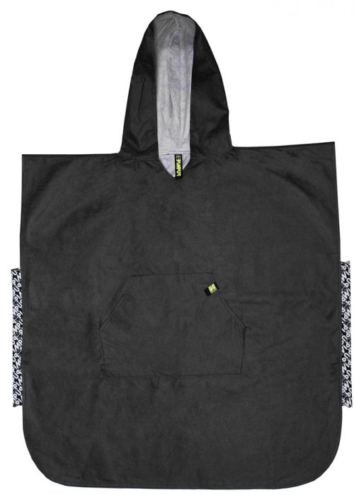 Microfiber DrySecc Poncho with pocket, elastic band and a large hood by PIMPUP. Microfiber DrySecc Poncho with pocket, elastic band and a large hood by PIMPUP.