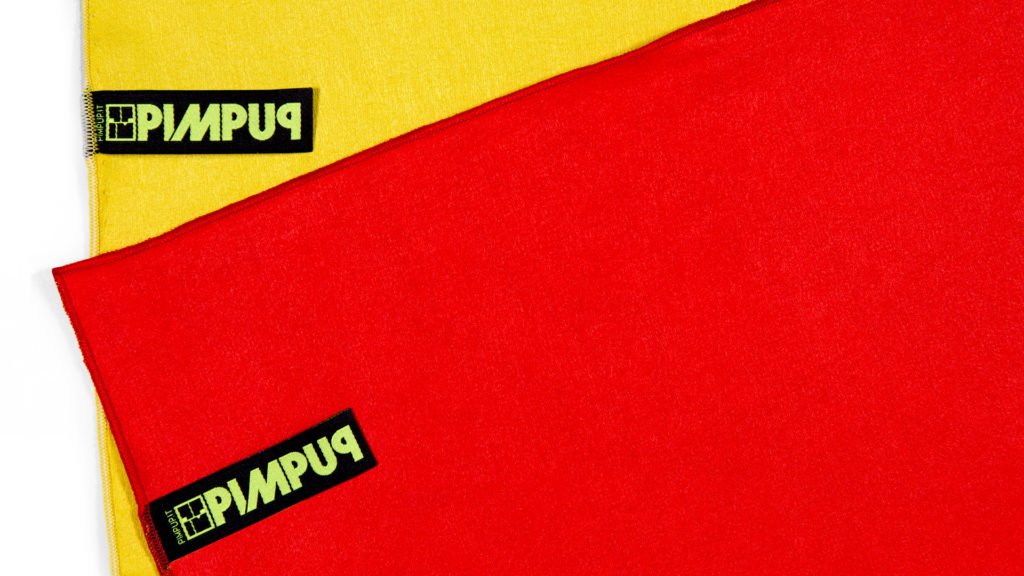 PIMPUP solid color microfiber towel