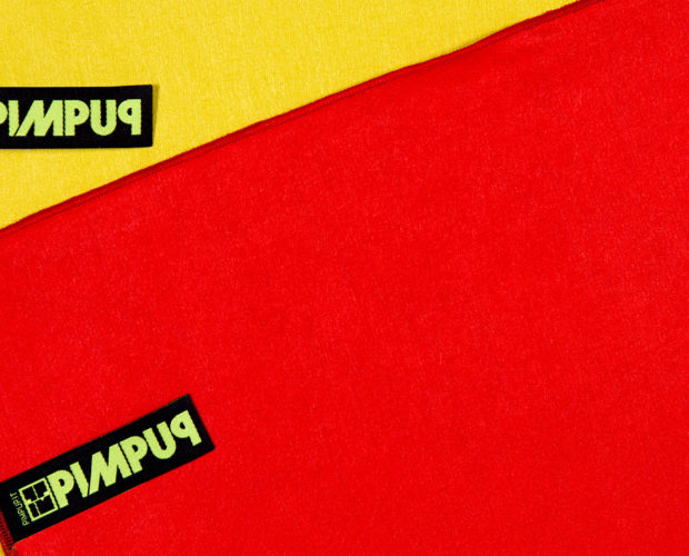PIMPUP solid color microfiber towel
